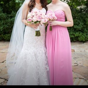 Kanali K 1616 rose strapless bridesmaid dress